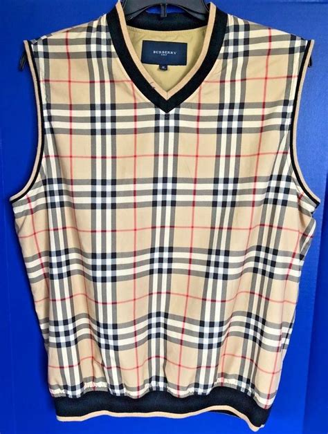 burberry mens golf vest|Burberry clothing for men.